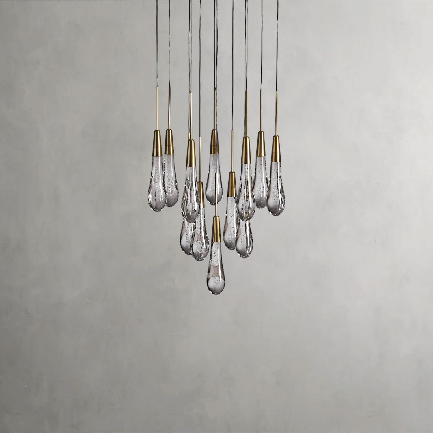 Soltaire Round Chandelier 17", 24", 36", 58"